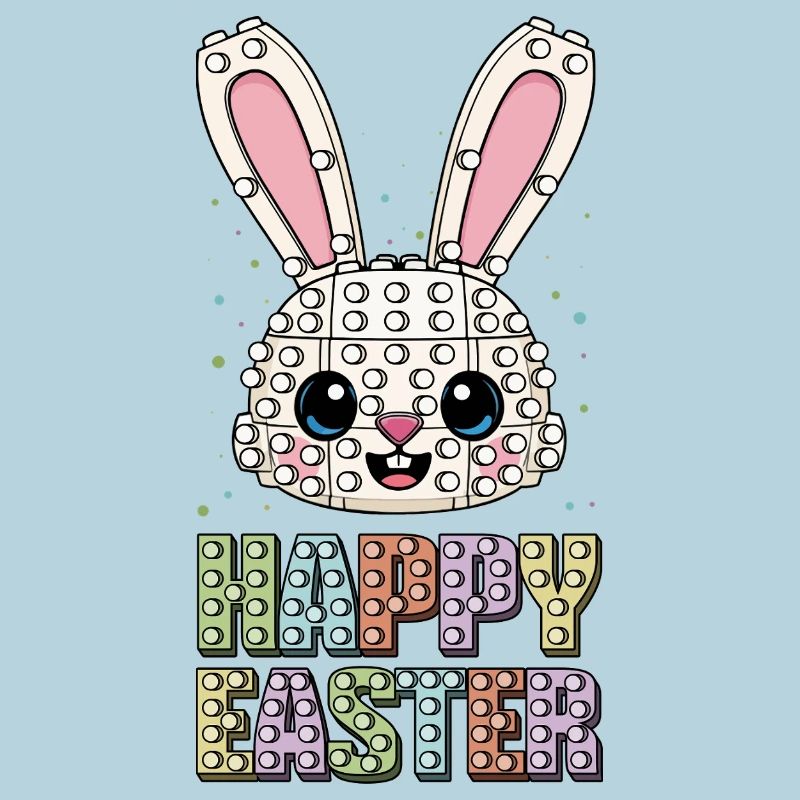 Master Builder Brick Builder Bunny Face Bricks
