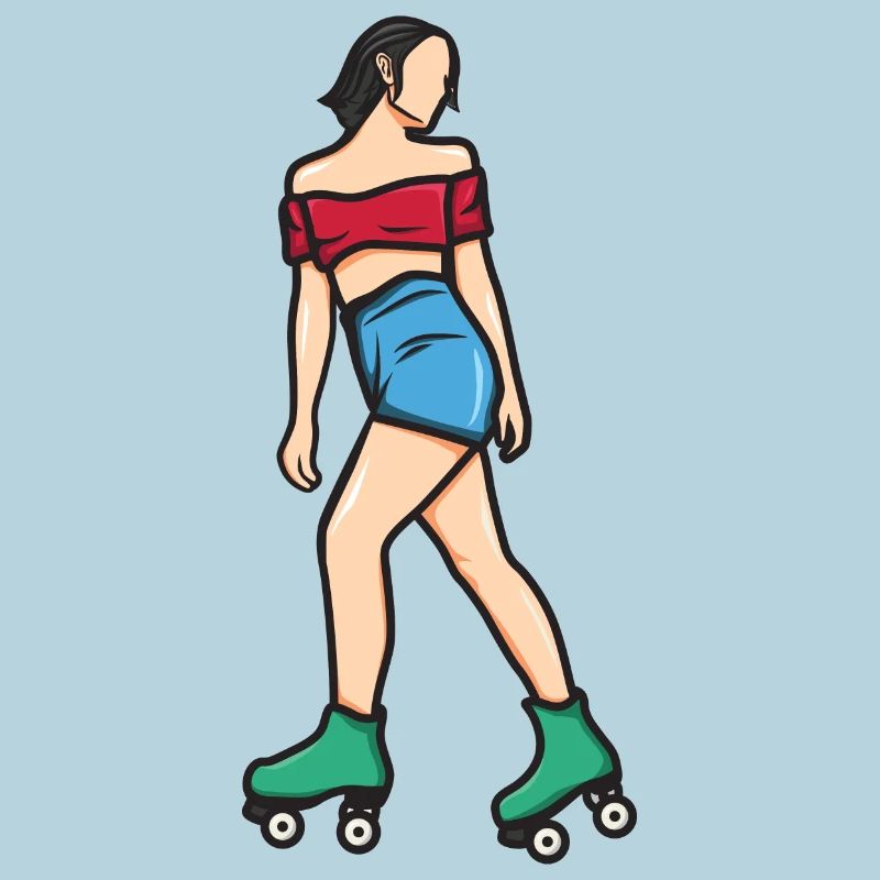 Rollschuh Mädchen