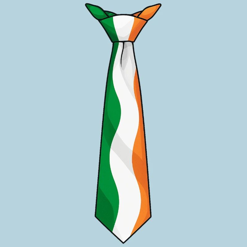 Cravate d’Irlande – Conception du drapeau