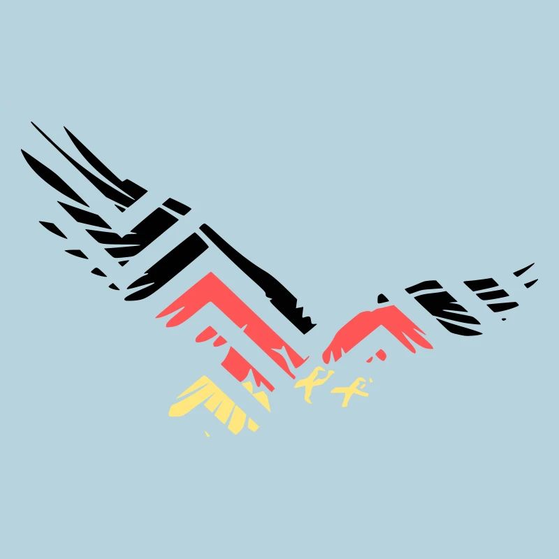 Abstract Eagle Germany Fan