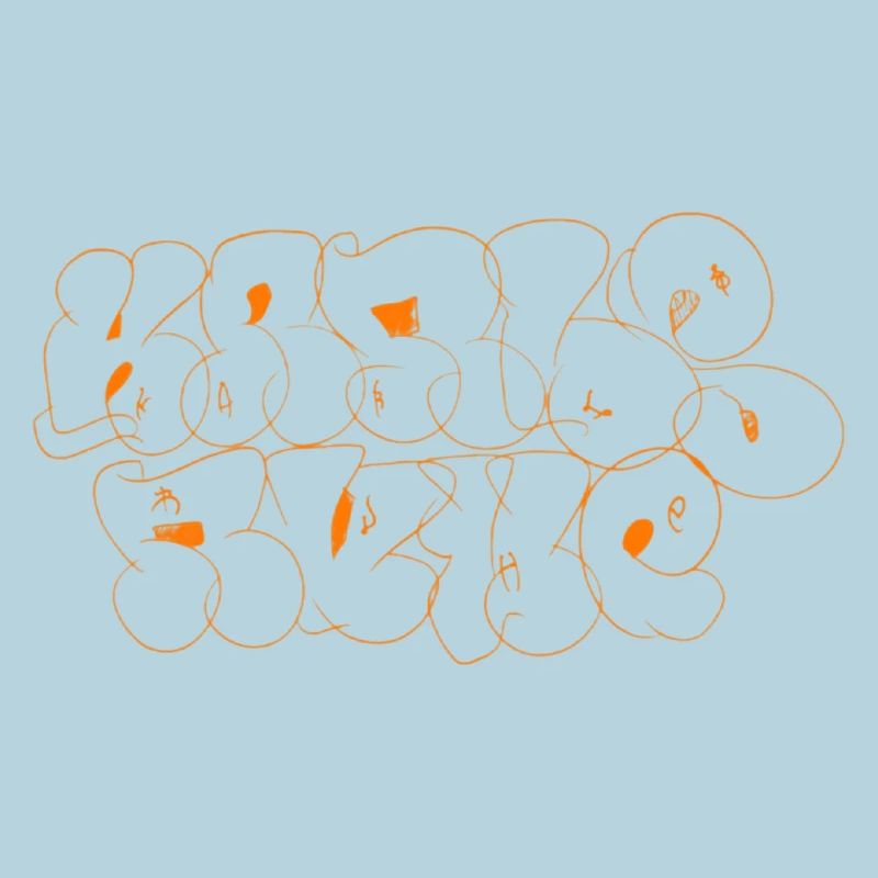 Orange Graffiti Karlsruhe Souvenir