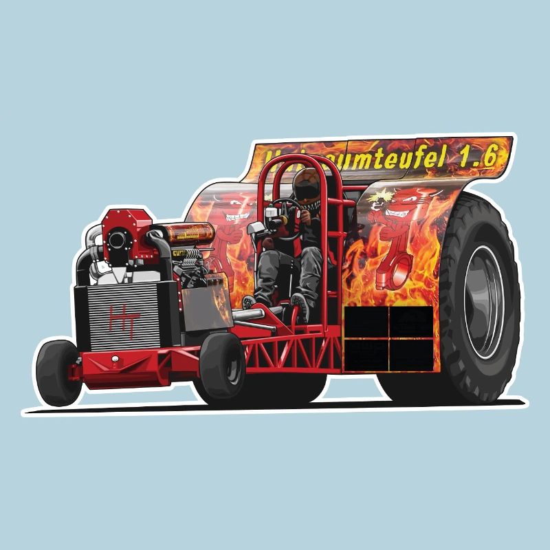 Tractor Pulling // Illustration
