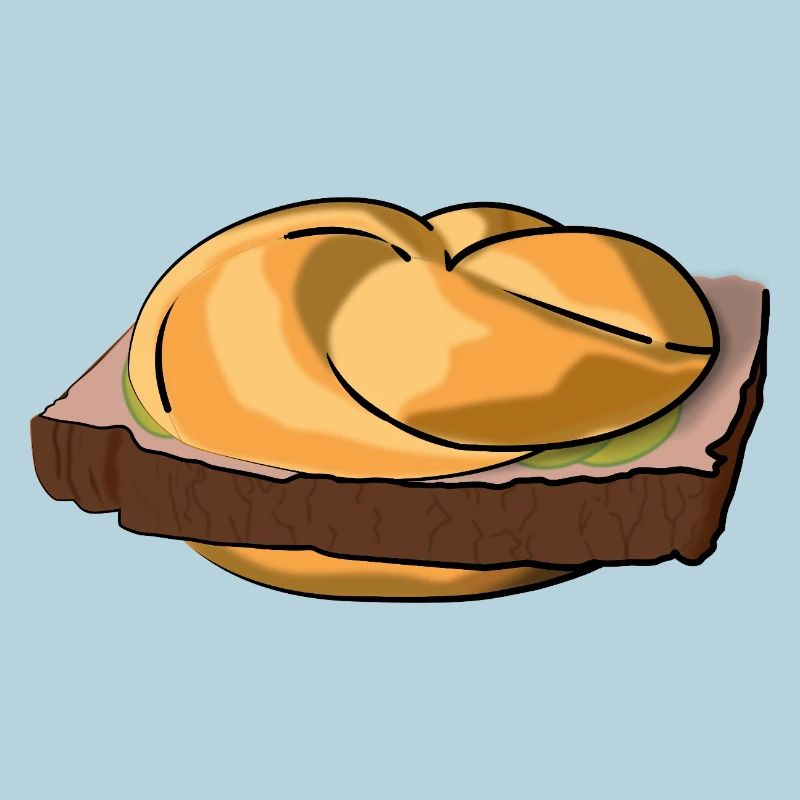 Leberkässemmel with extra style.