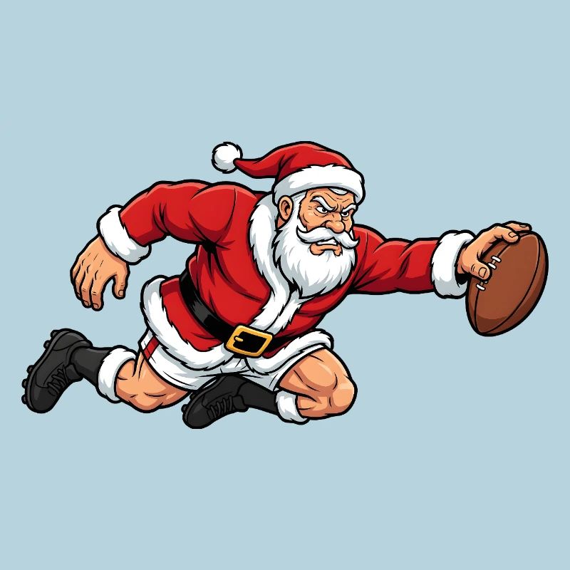 Père Noël Rugby