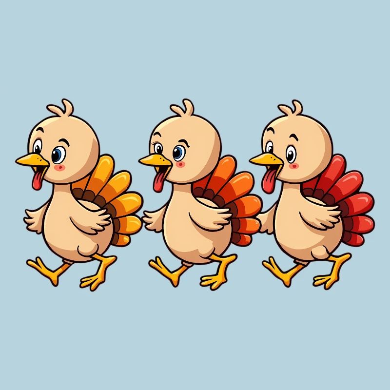 Bébé dinde de Thanksgiving