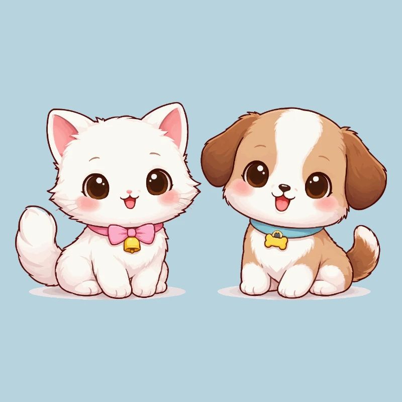 Dessin Chat Chien