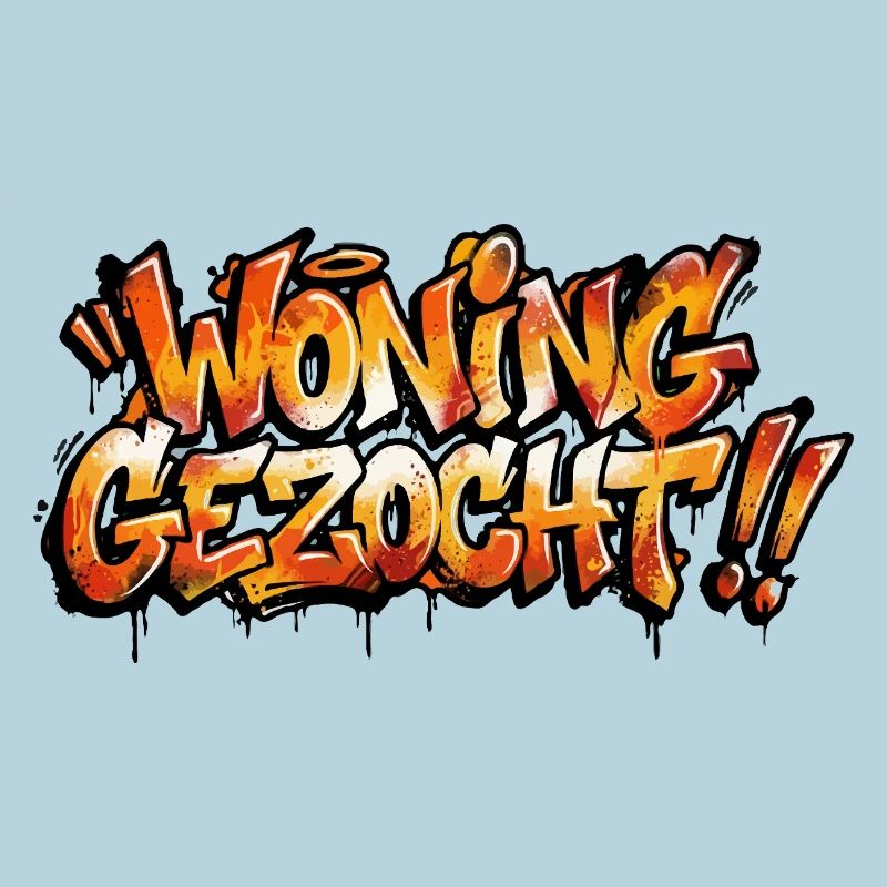 Graffiti-Text von Eigentum gesucht