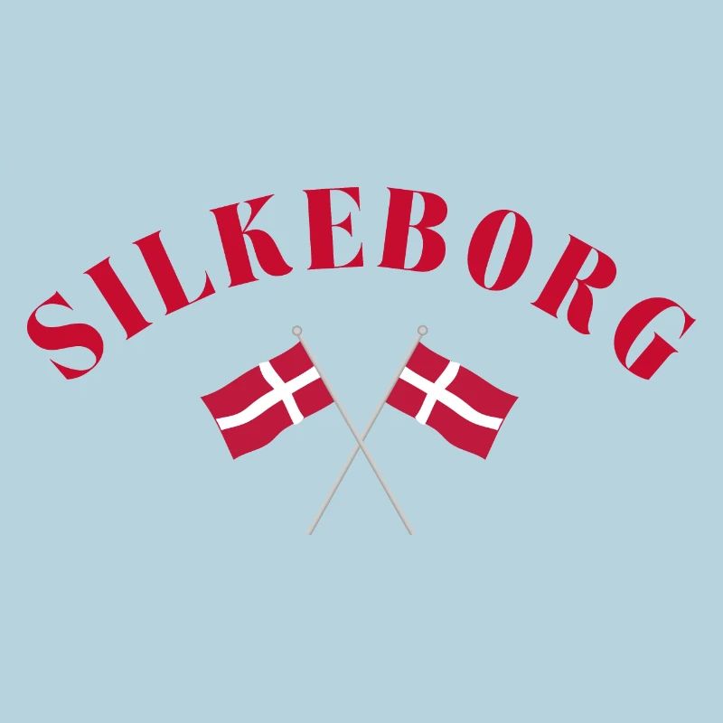 Silkeborg Dänemark Flaggen Design