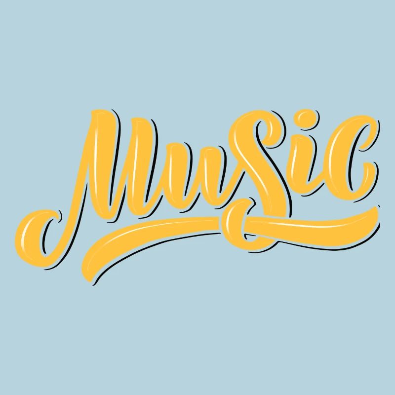 Conception musicale illustrative avec des tons chauds