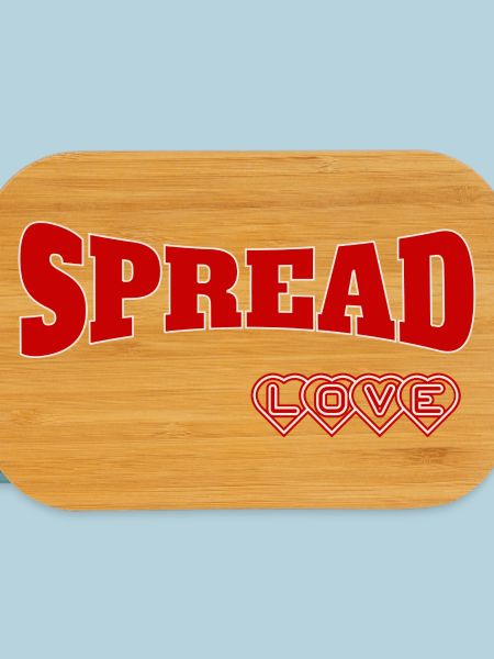Ausdrucksstarkes Spread Love Design