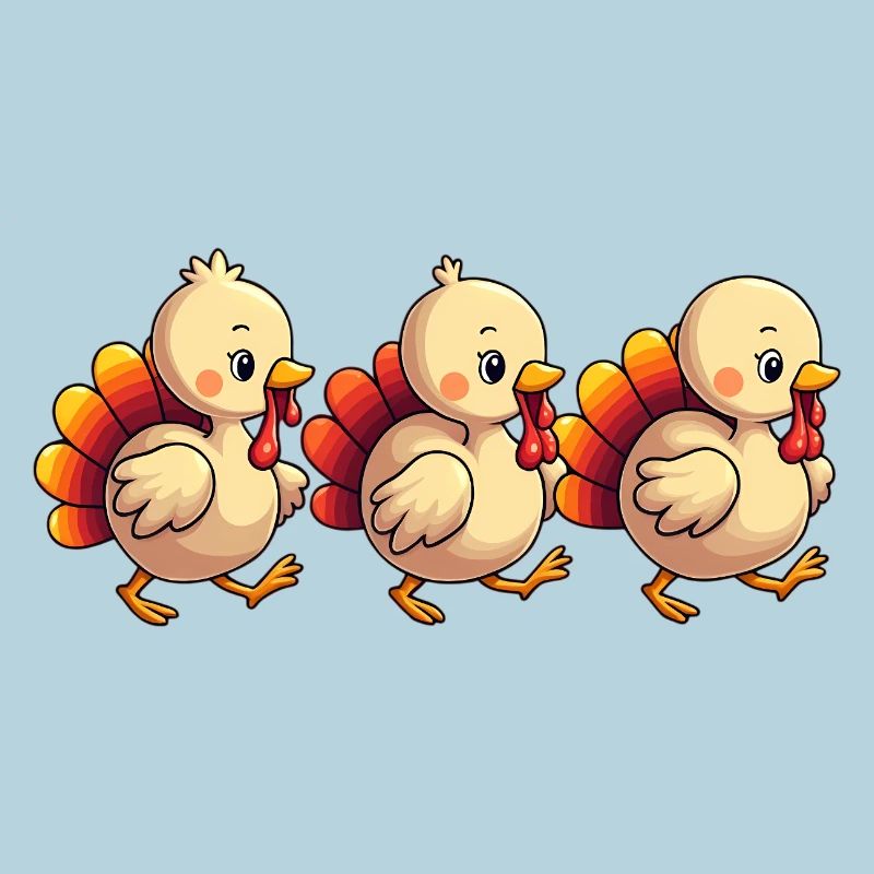 Bébé dinde de Thanksgiving
