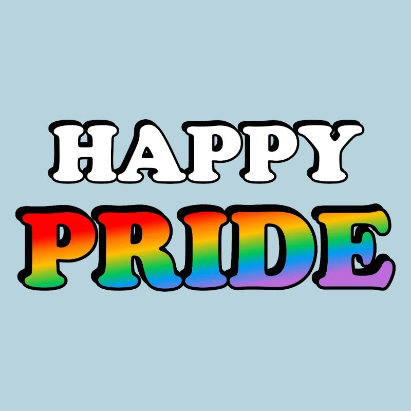 Pride Regenbogen Textdesign