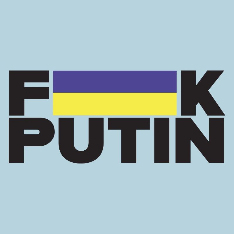FK Poutine Ukraine Drapeau pour la paix