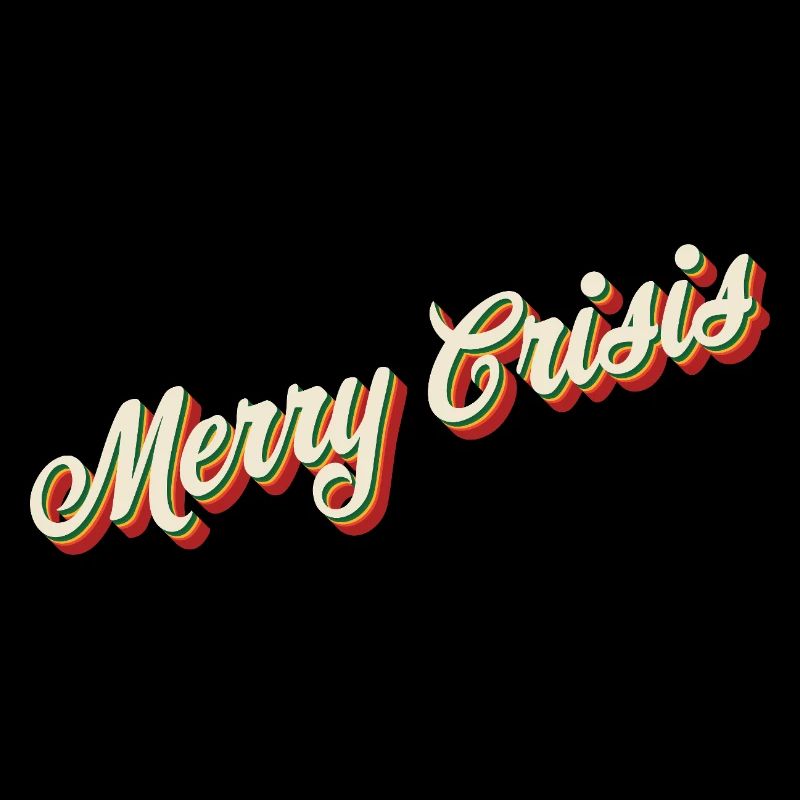 Conception de Noël Merry Crisis