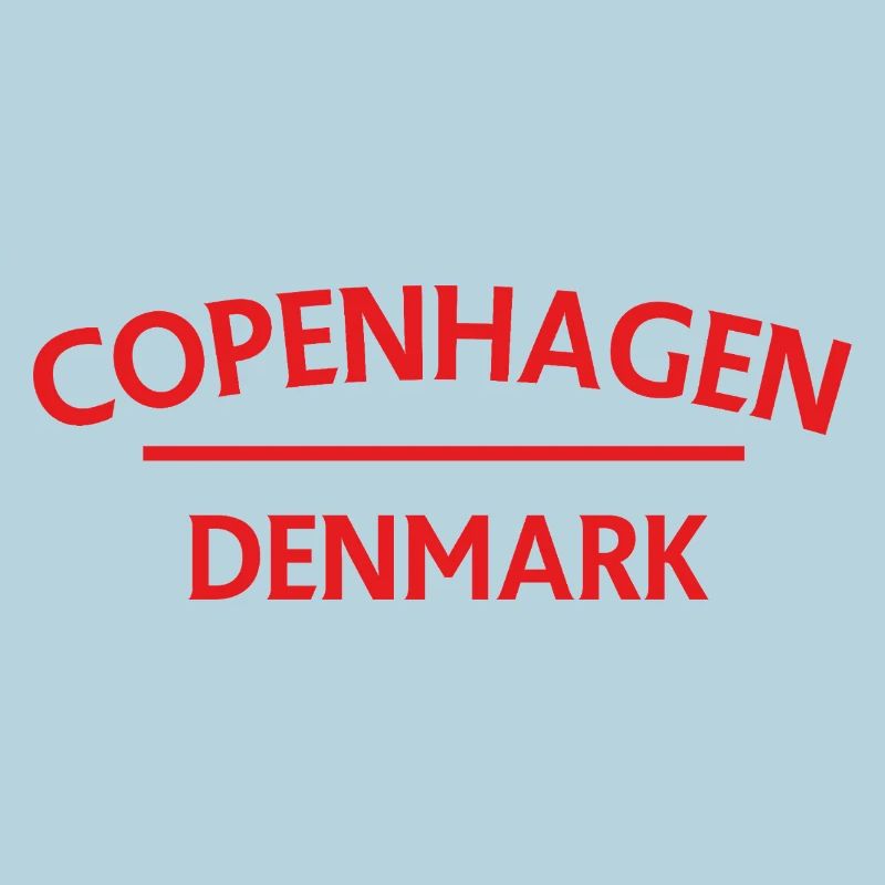 Copenhague – Danemark Textdesign