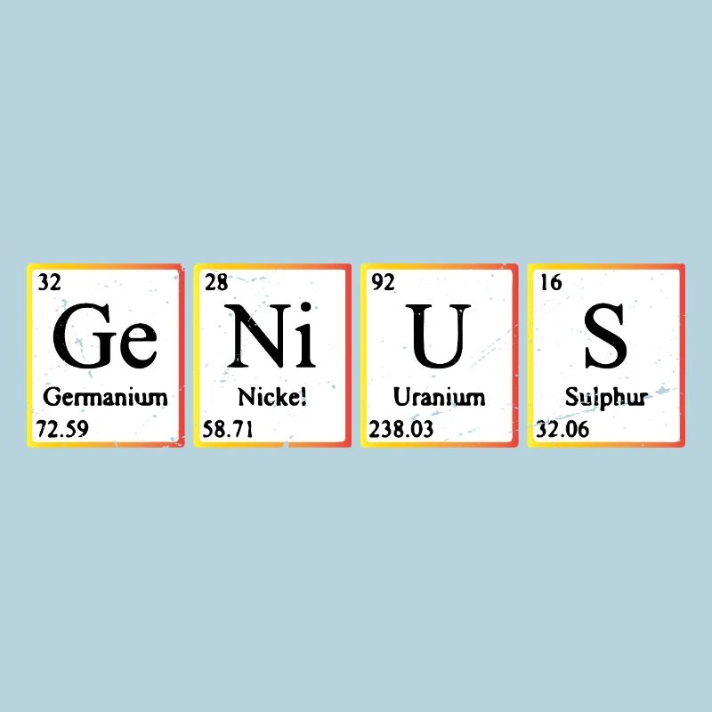 Genius Periodic Table Elements Chemistry