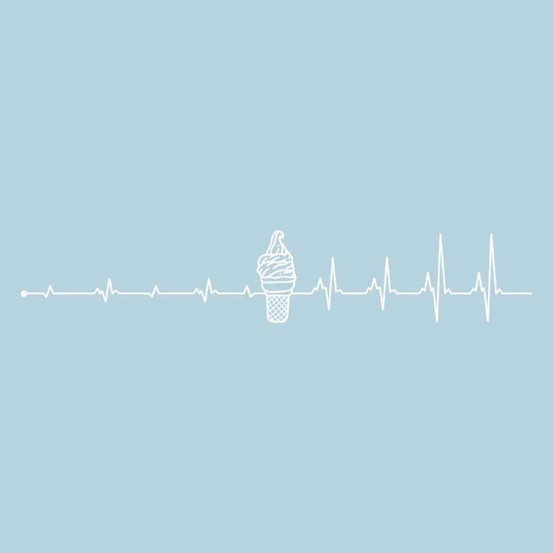 Heartbeat Eiscreme-Liebe