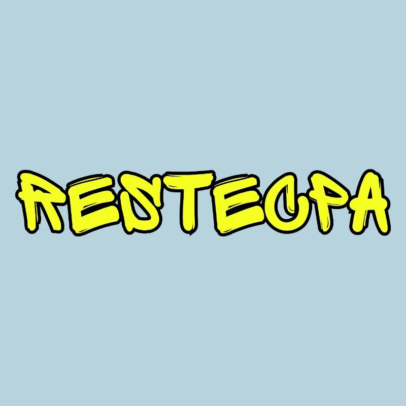 RESTECPA – Graffiti de design de texte drôle d’argot de rue