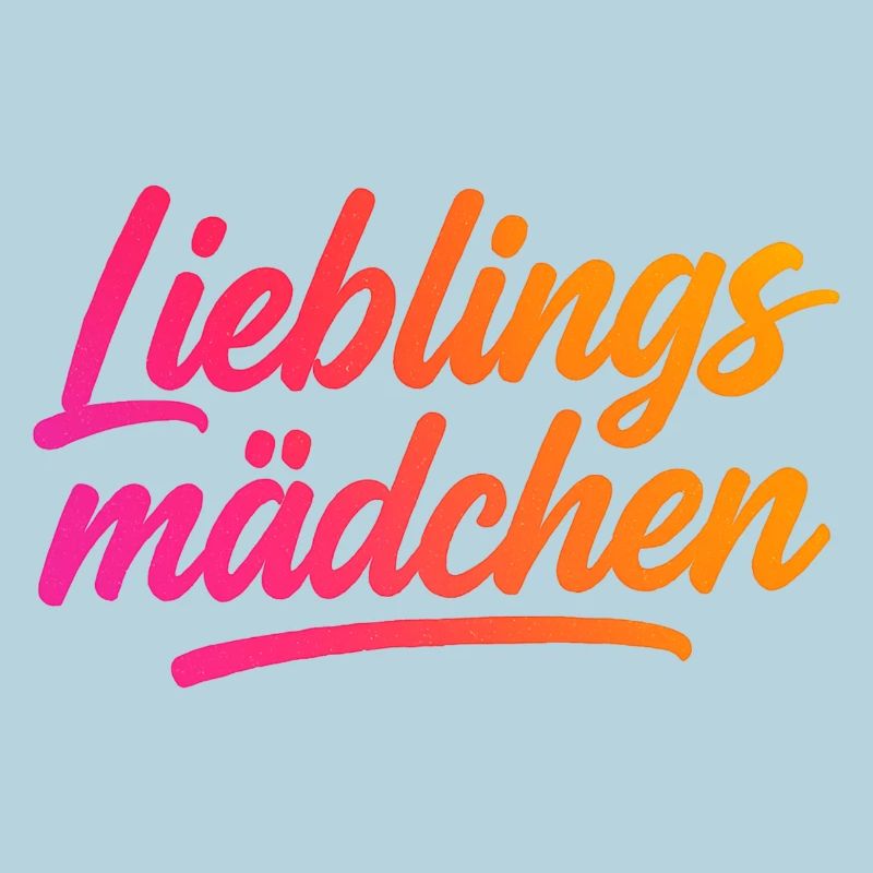 Lieblingsmädchen – Typografie Brush Script | Moder