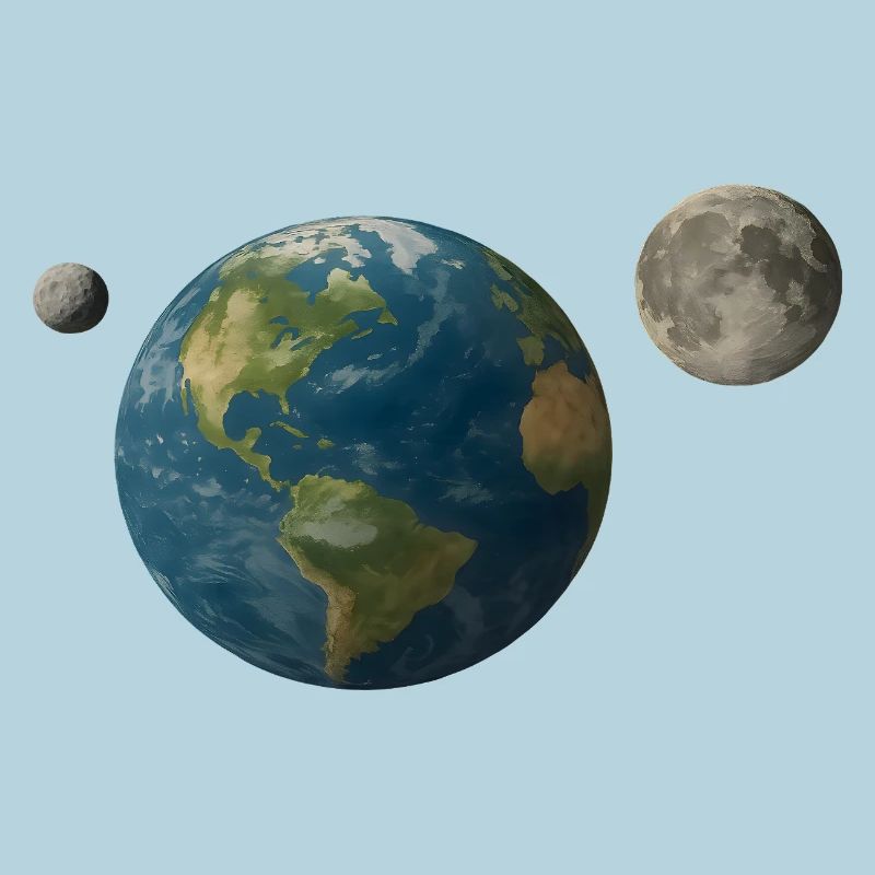 Earth with second moon 2025 PN7