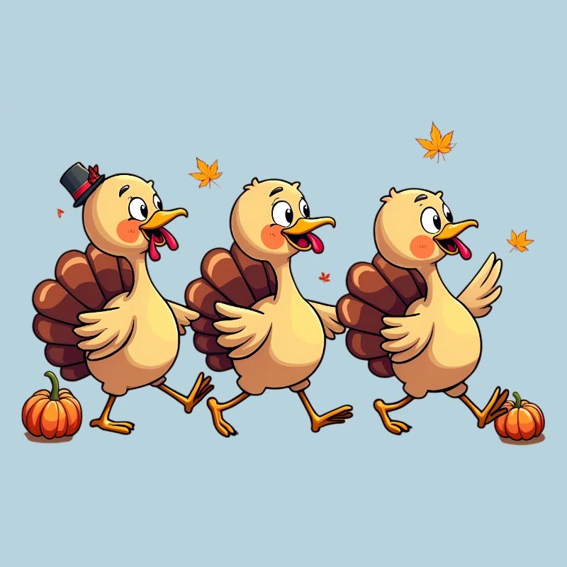 Bébé dinde de Thanksgiving