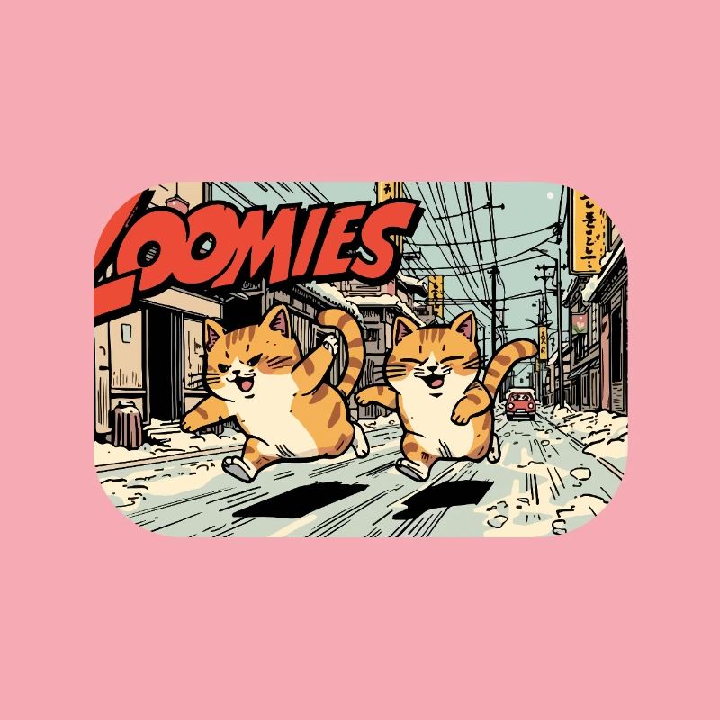 Course de chat anime