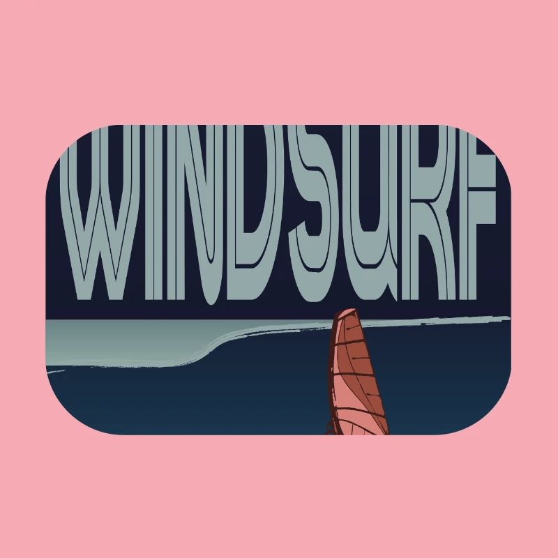 Windsurfer in wave