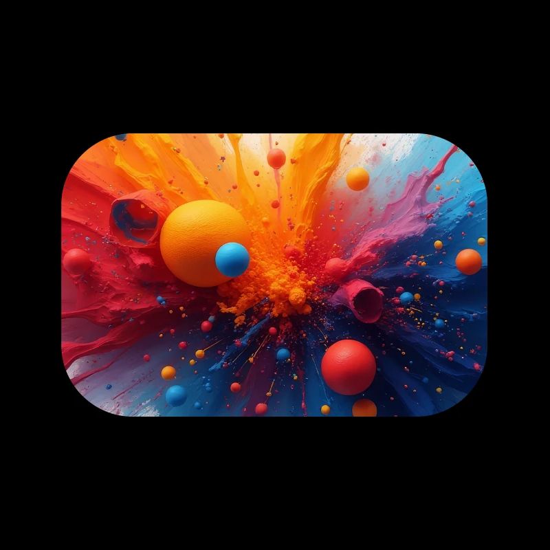 Abstrakte Farbexplosion