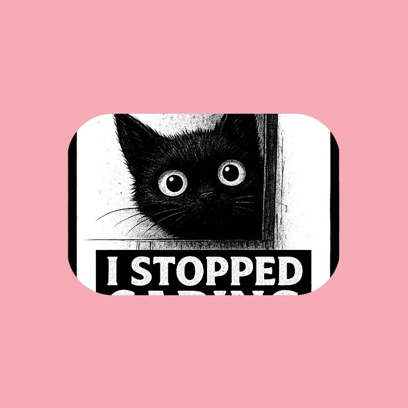 Stopped Caring Cat