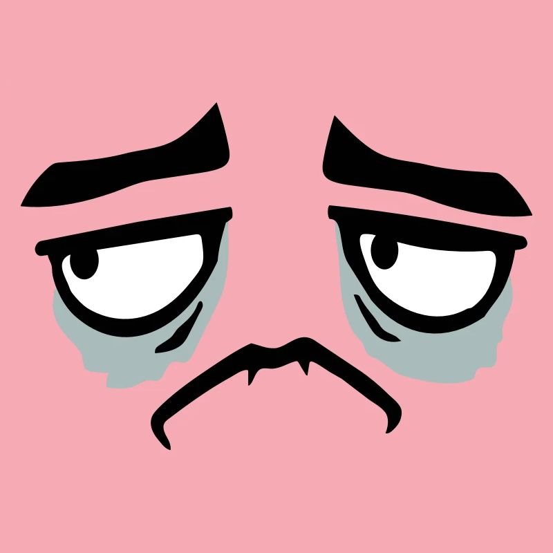 Grumpy sad disappointed face funny