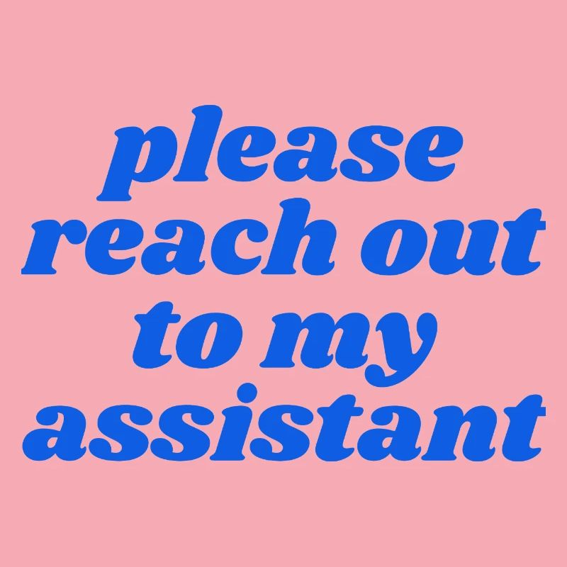 Merci de contacter mon assistant