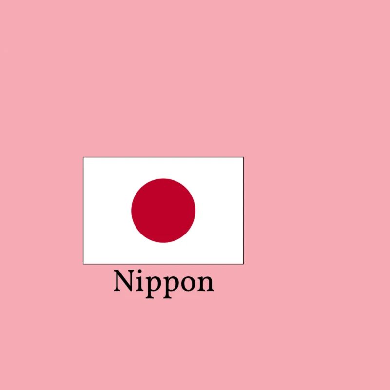 Conception du drapeau japonais