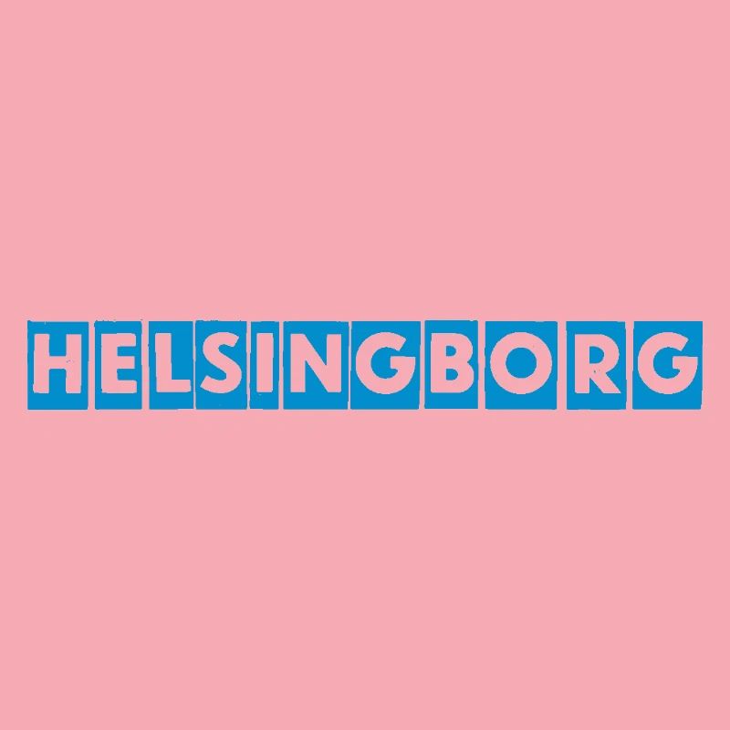 Helsingborg-Blockbuchstaben