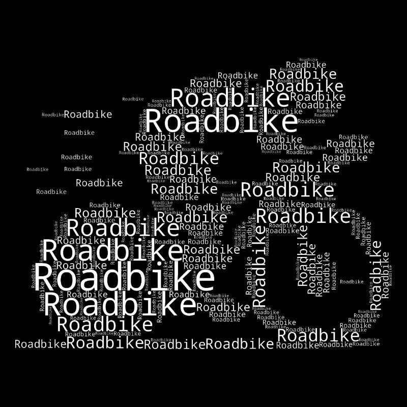 Message clair sur le vélo de route