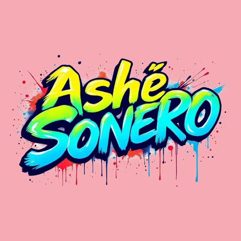 Ashe Sonero Graffiti-Regenbogen