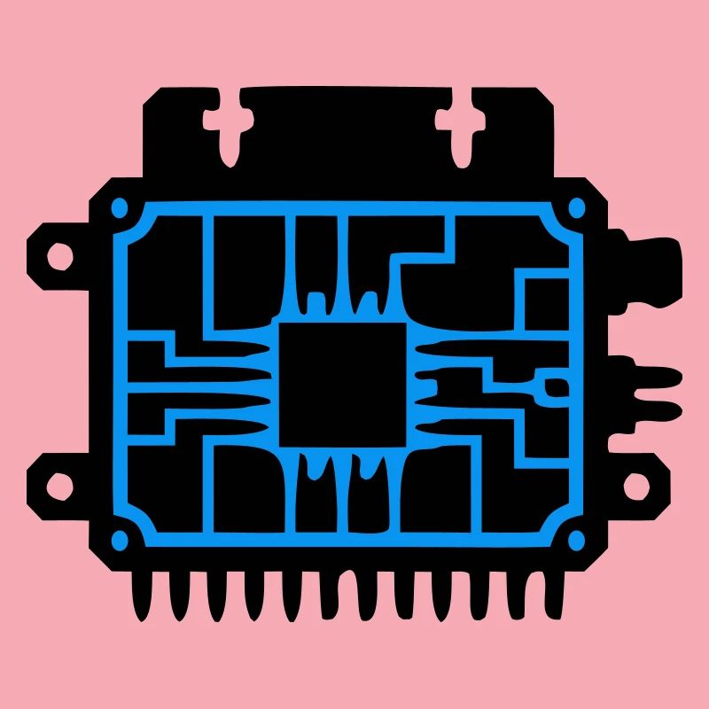 Mikrochip Platine IT Logo