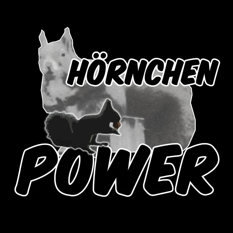 Hörnchenpower Eichhörnchen Tiere Spruch