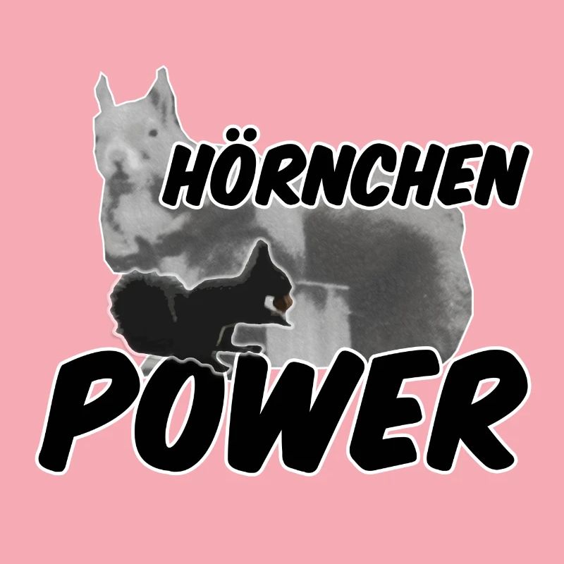 Hörnchenpower Eichhörnchen Tiere Spruch