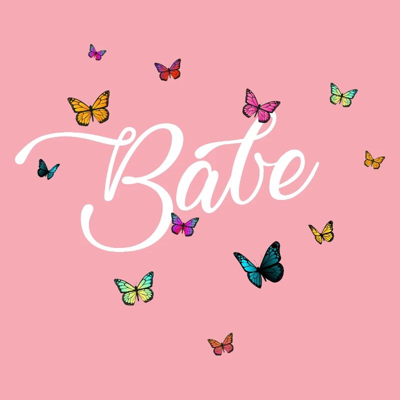 Babe Schmetterlingsmuster auf dunklem Hintergrund