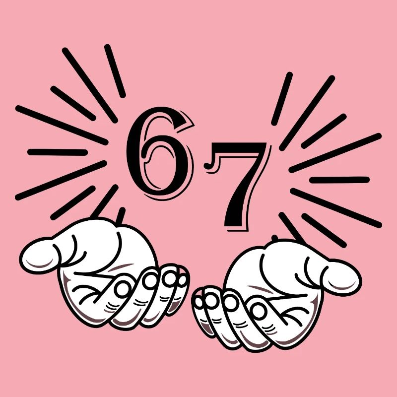 67 Meme Hands, Viral Statement Design