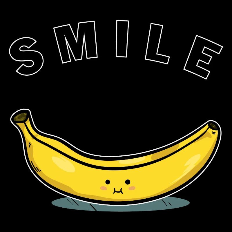 Sourire de banane