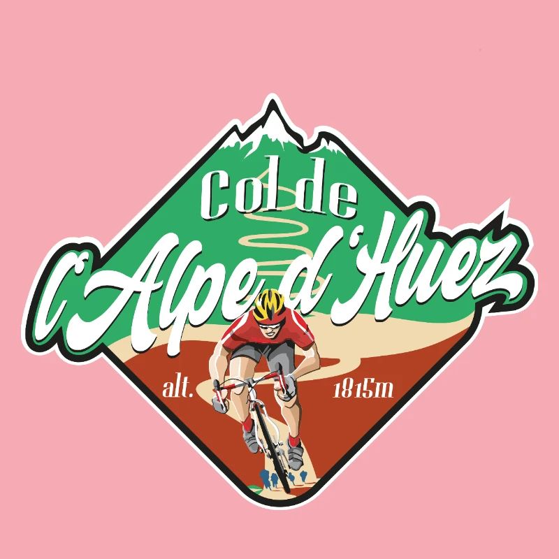 Col de l'Alpe d'Huez Radfahrer