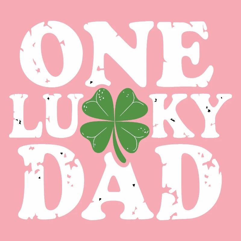 One Lucky Dad Kleeblatt