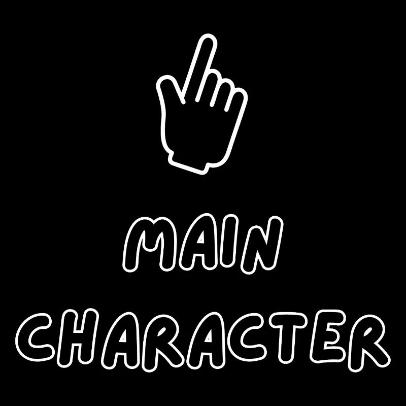 Main Character – Bold Typography Design