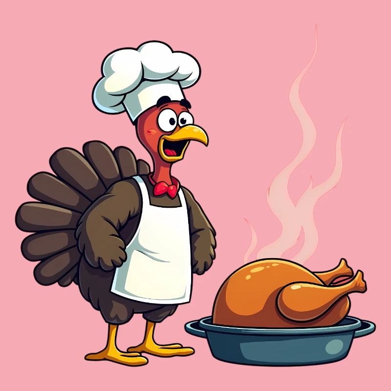Cuisinier de dinde de Thanksgiving
