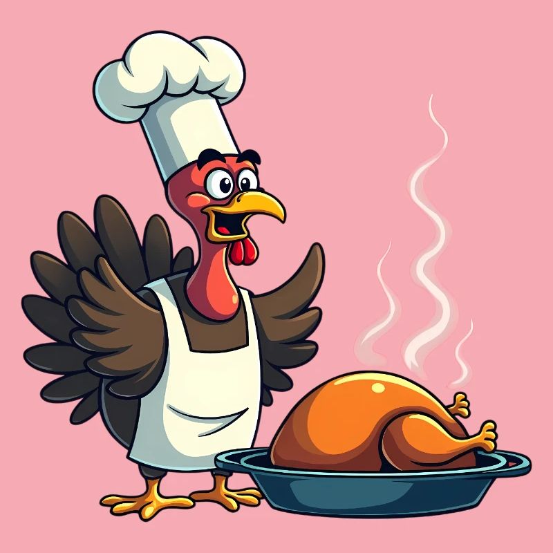 Cuisinier de dinde de Thanksgiving