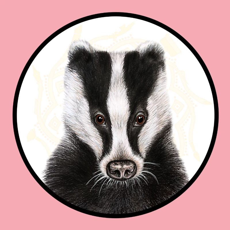 Dachs /Badger mit Logo
