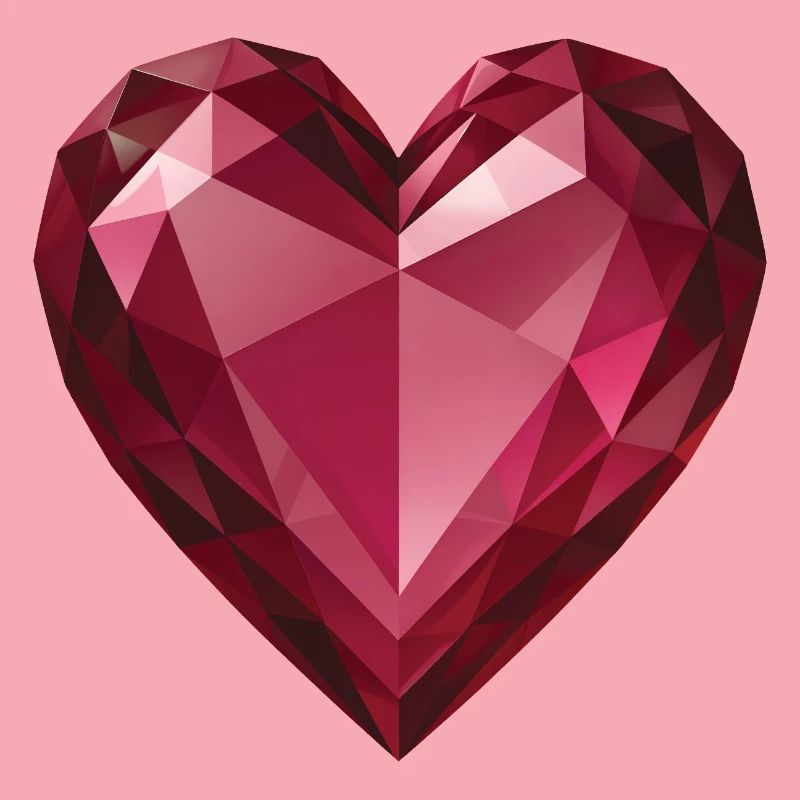 RUBY HEART - peace & love