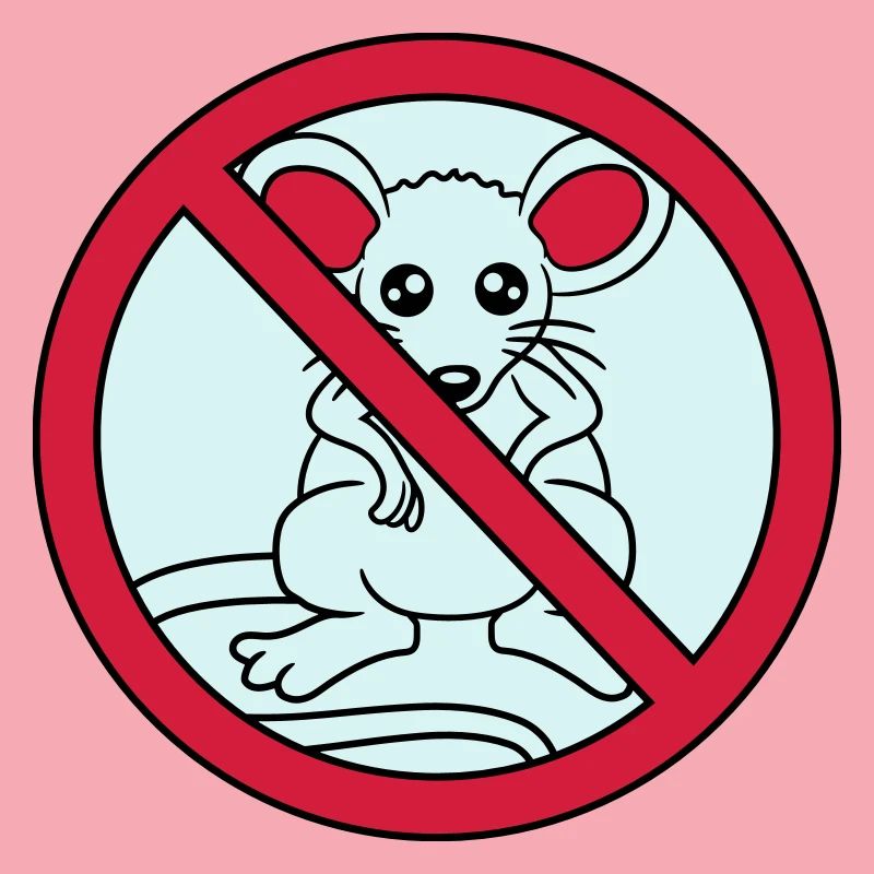 signe interdit a barré pas de souris suess n