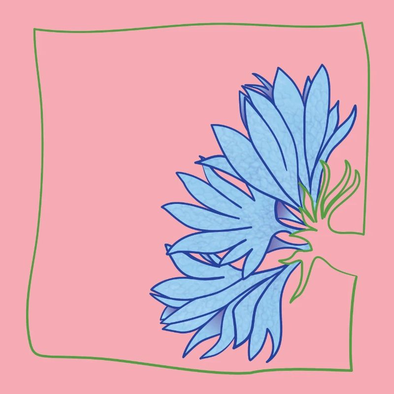 Cornflower minimalist